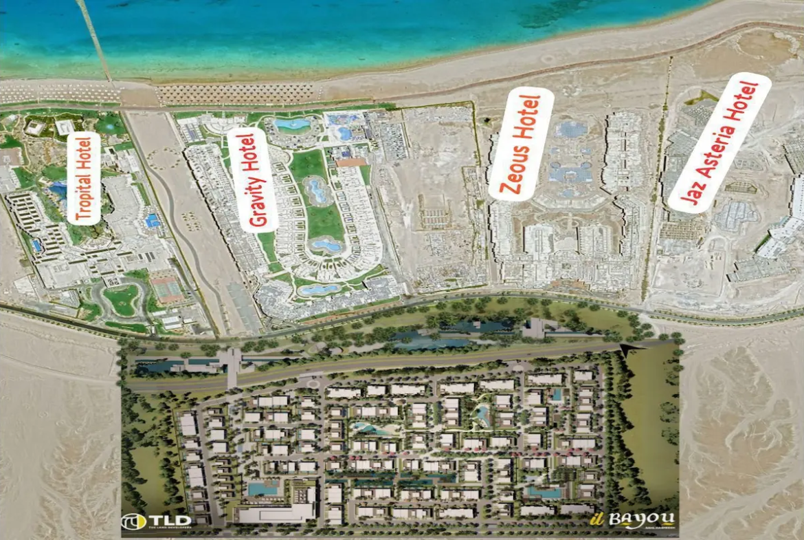 Il Bayou Sahl Hasheesh full layout & location