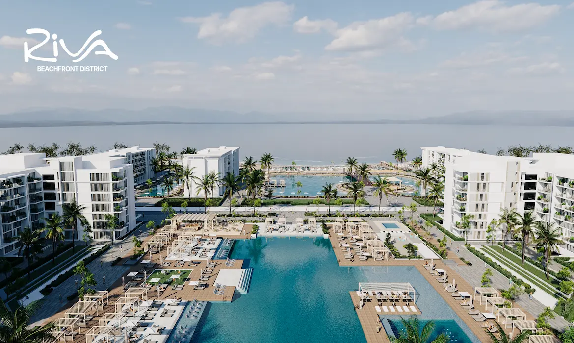 Crystal Lagoon and Swimming Pools at Riva Resort Beachfront District