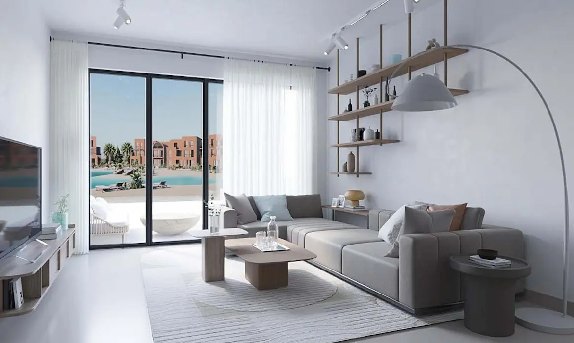 Kamaran El Gouna interior & sand pool view