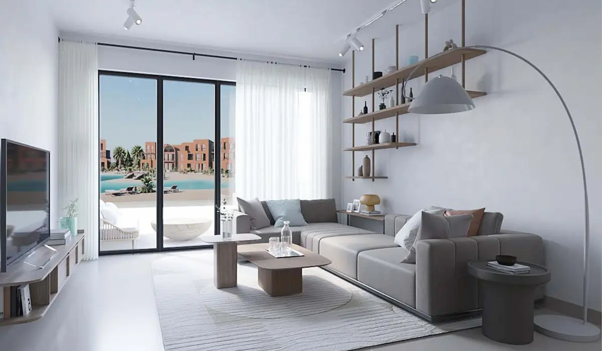 Kamaran El Gouna interior & sand pool view