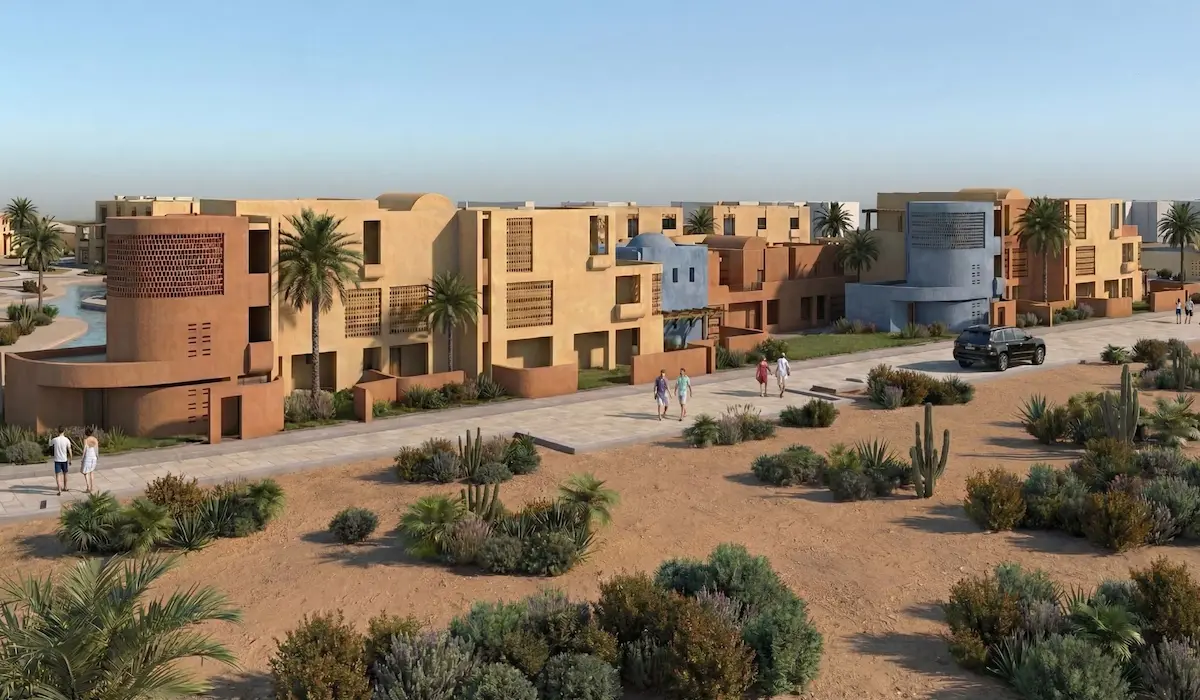 Nuba El Gouna Exterior Buildings 3D
