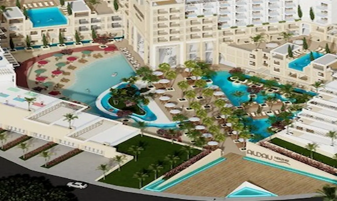 Aldau-Penta-Hurghada Pool, landscape & buildings