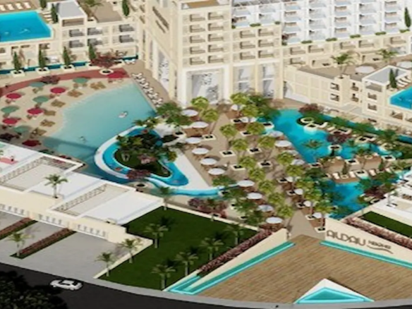 Aldau-Penta-Hurghada Pool, landscape & buildings