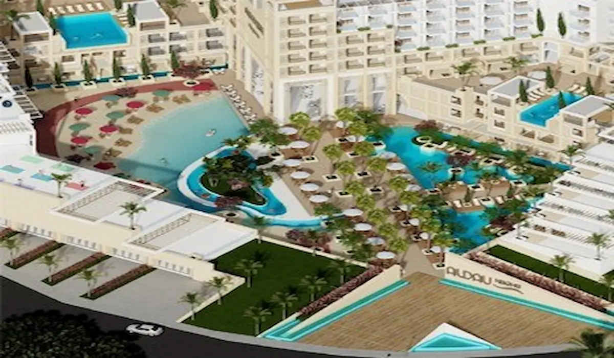 Aldau-Penta-Hurghada Pool, landscape & buildings