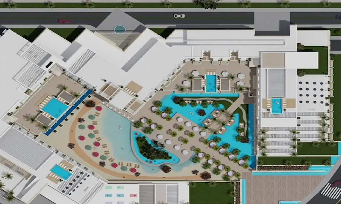 Aldau Penta Hurghada Layout from Birds Eye View