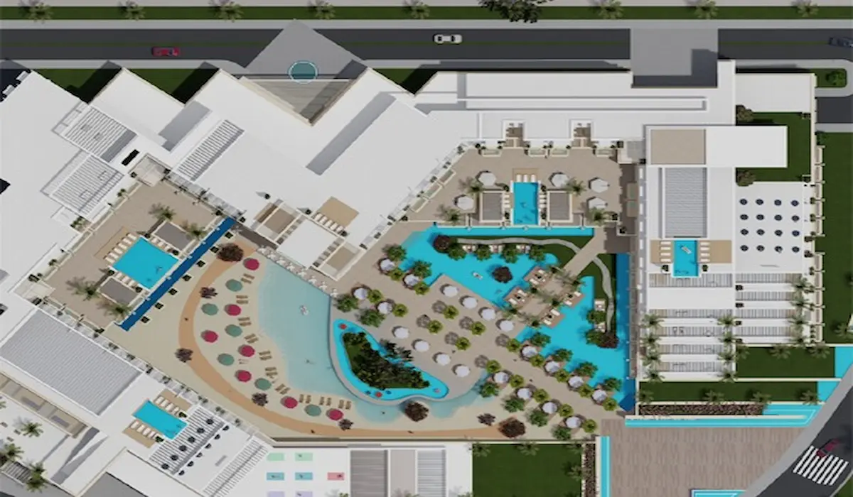Aldau Penta Hurghada Layout from Birds Eye View