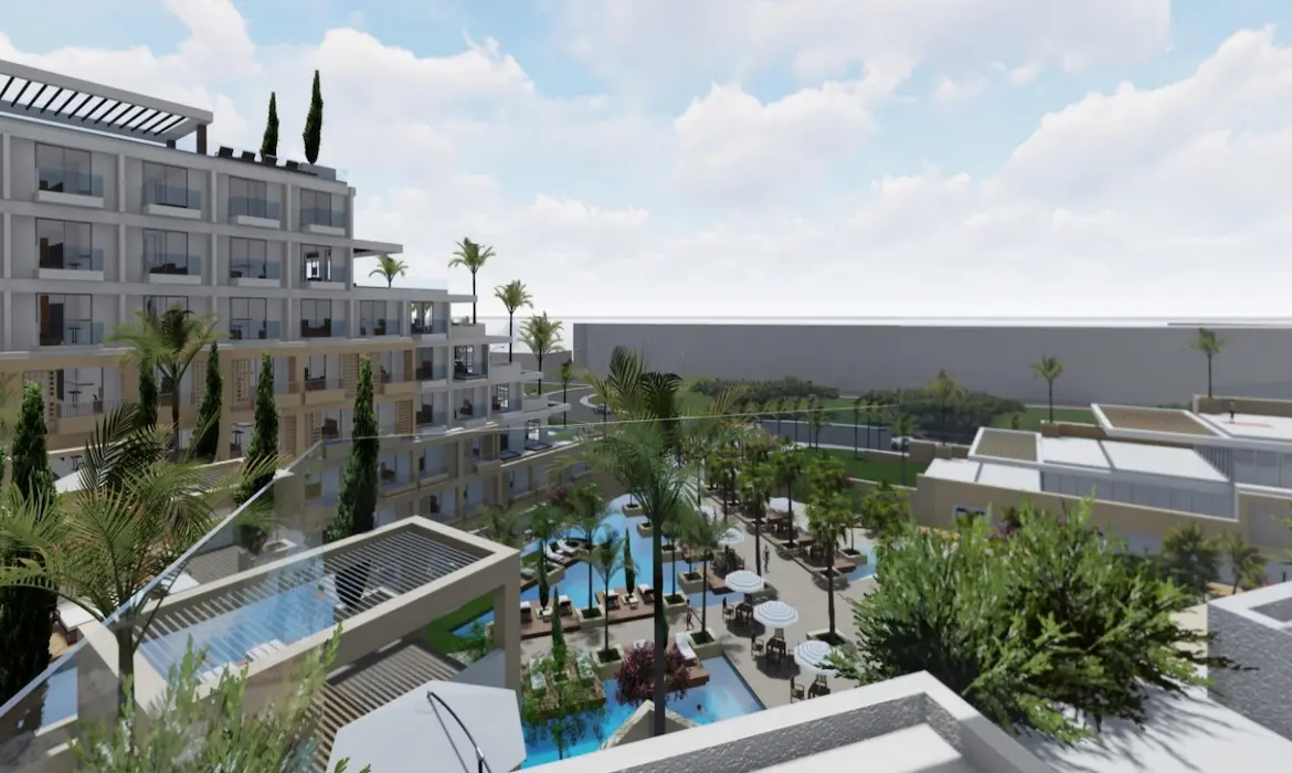 Aldau Penta Hurghada pools & buildings layout