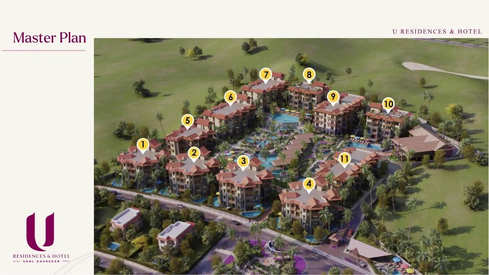 U Residence Sahl Hasheesh Master Plan
